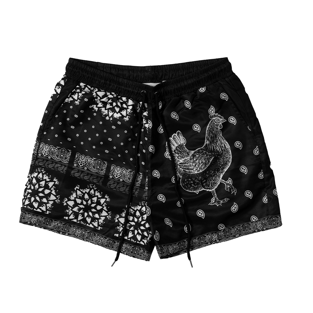 Shorts Bandana - Black